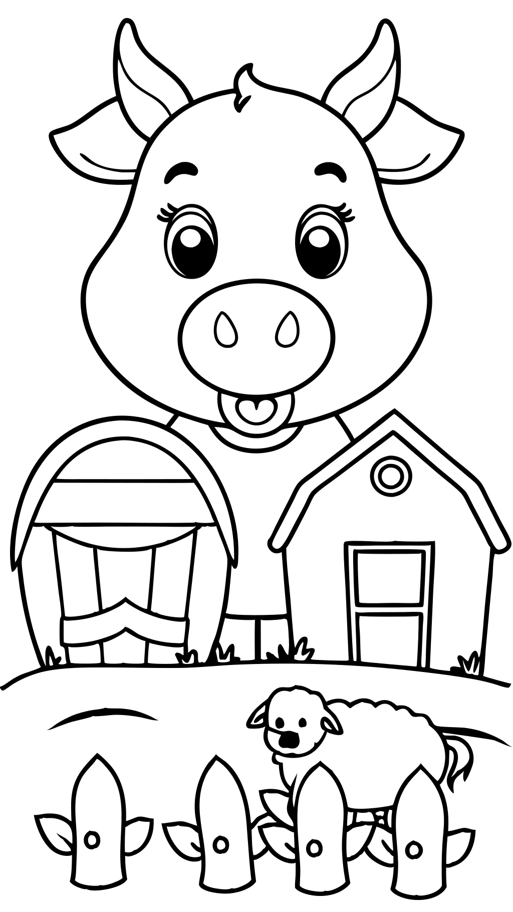 farm animal coloring pages’